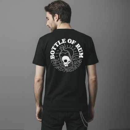 bison-sons-moto-tricko-s-potiskem-bottle-of-rum-cerne-panske-zada