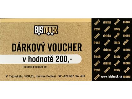 Voucher 200 Kč