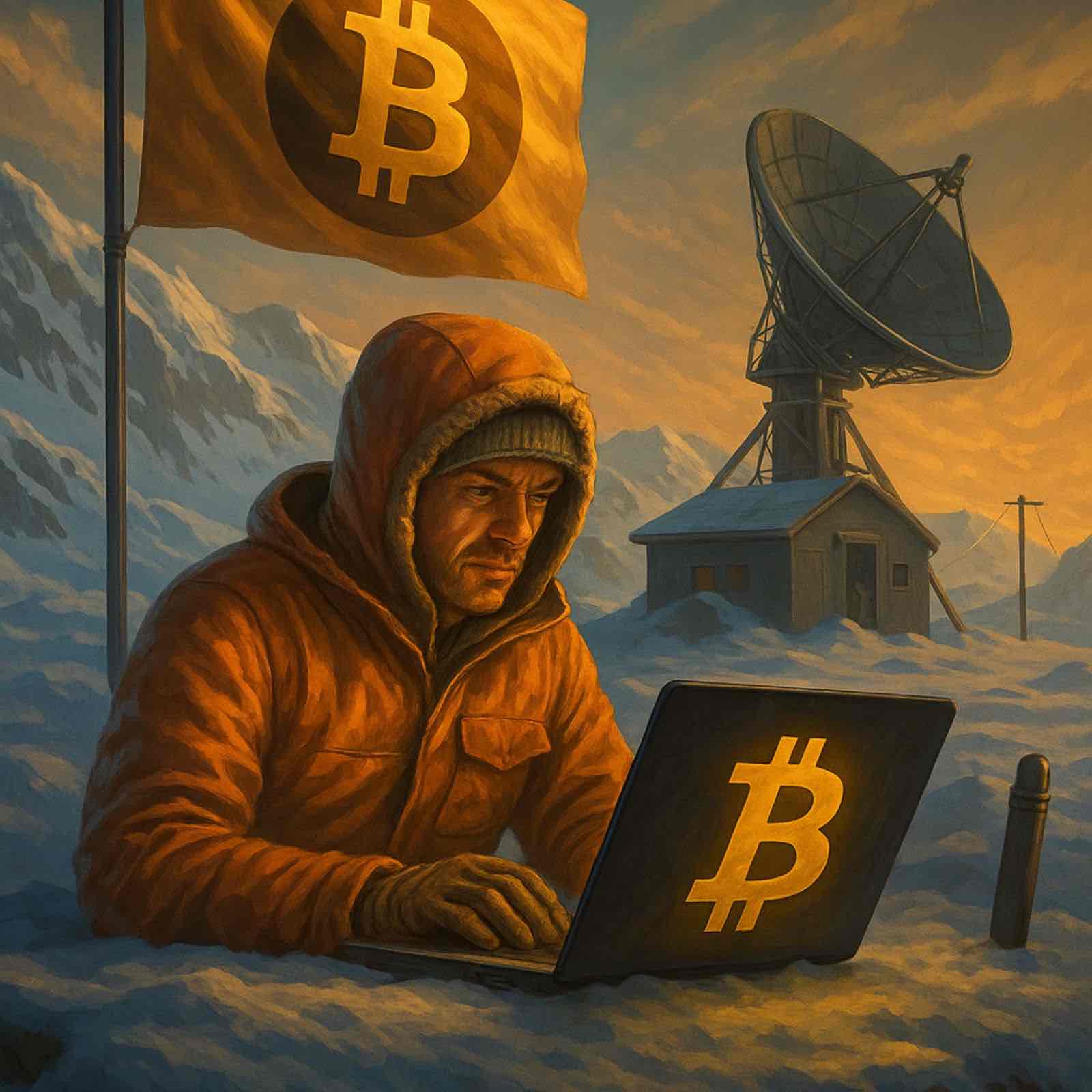 Bitcoin na konci světa: Jak se dostal až na Antarktidu?