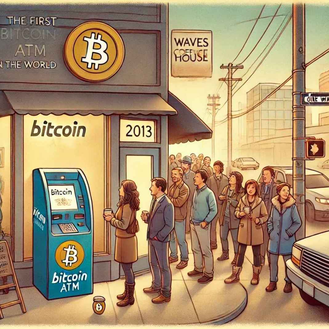 První bitcoinový bankomat: Kafe, fronty a nečekaný úspěch