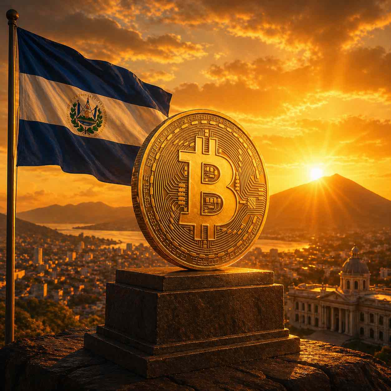 Země, která vsadila na Bitcoin