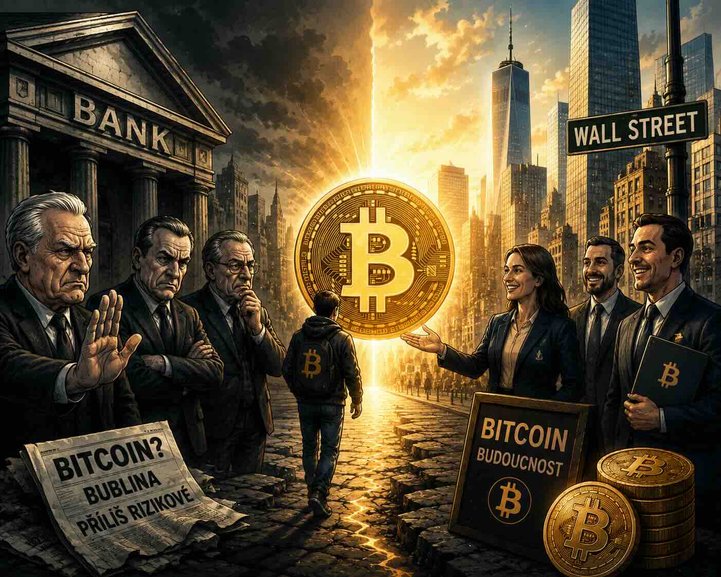 Bitcoin, kterému se banky smály