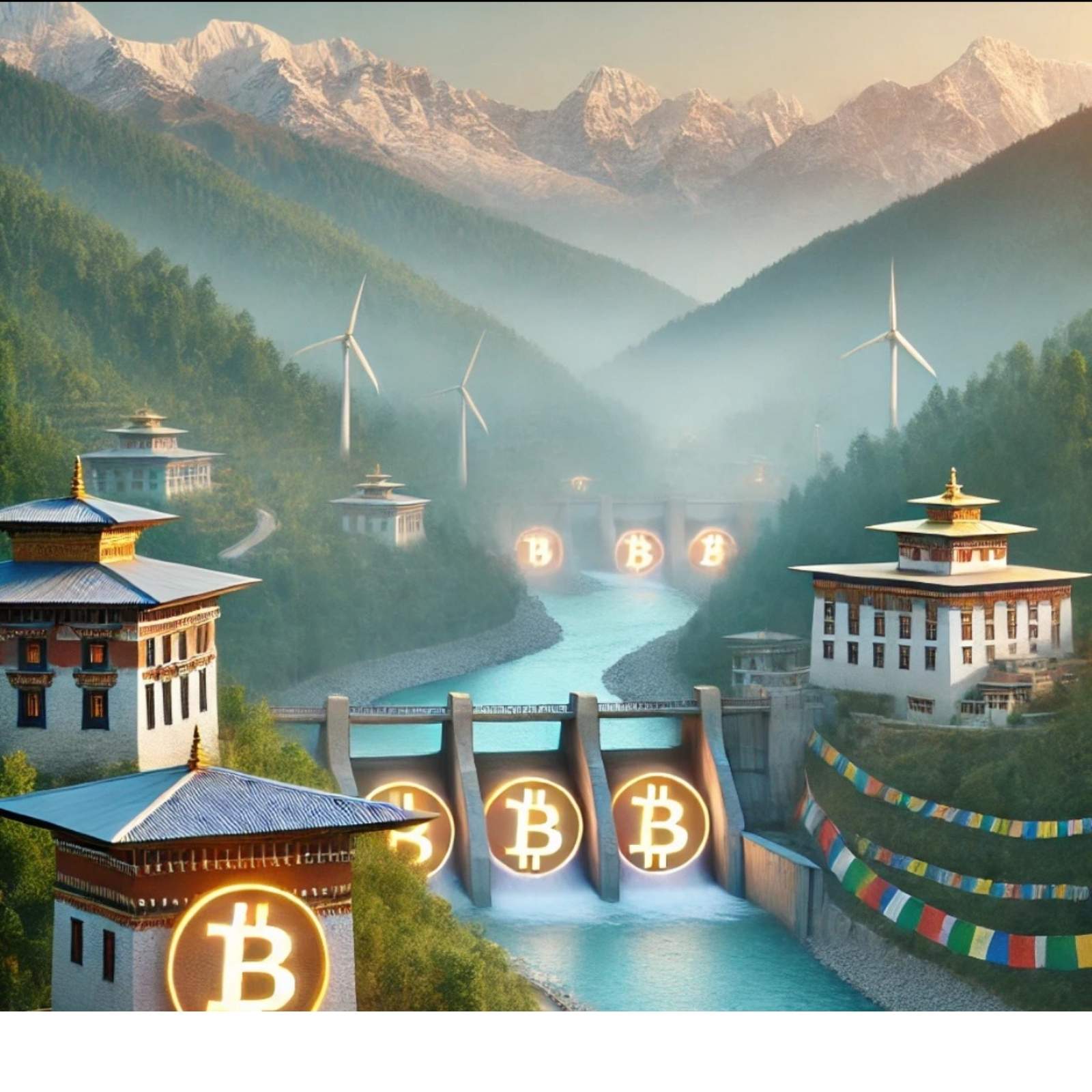 Bhútán a těžba Bitcoinu: Když se voda mění v digitální zlato