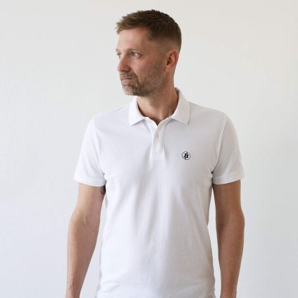Tričko Block polo - bílé