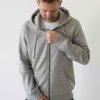 Mikina Satoshi Zipper - šedá