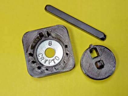 Precision 3D-Printed Jig for Letter Stamping Washers