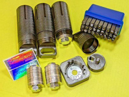 Triple Metal Seed Phrase Storage Kit