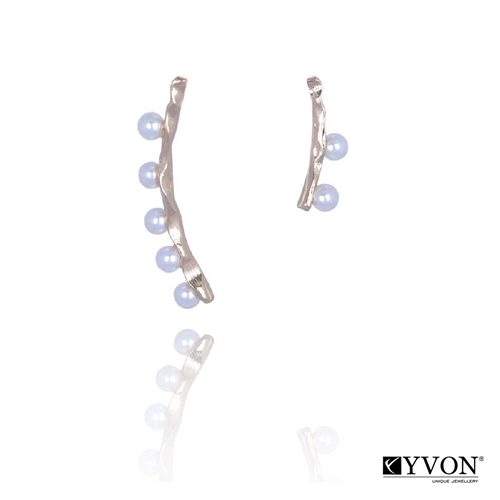 Dámske štýlové perlové náušnice Yvon