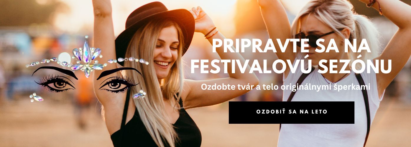 Ozdoby na tělo a tvář 2025