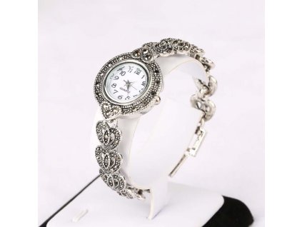 Dámské vintage hodinky s krystaly