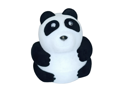 Sametová krabička na šperky Panda