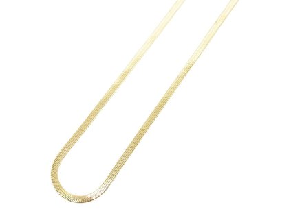 Řetízek z chirurgické oceli ve zlaté barvě 40 + 5 cm zlatý