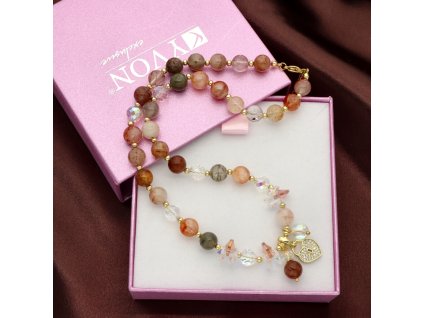 Náhrdelník LOVELY STONES s jemnou hrou minerálů 1