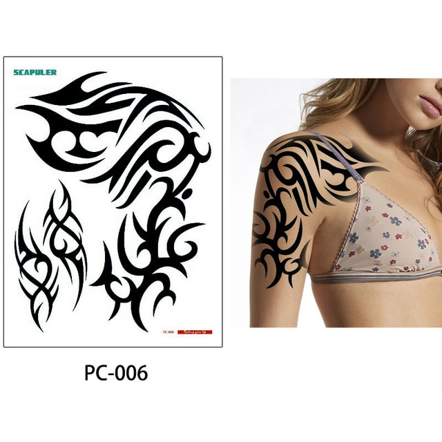 Vodeodolné dočasné tetovanie PC 006