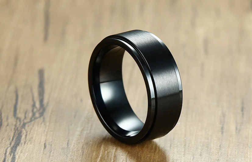 Prsteň z nerezovej ocele krúžok Velikost prstenu: 62mm