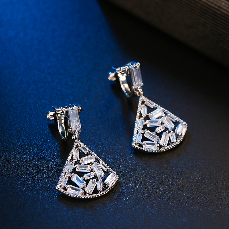 Náušnice klipsy FASHION ZIRCON