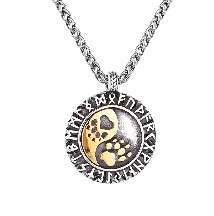 Etnický náhrdelník Yin Yang Labky