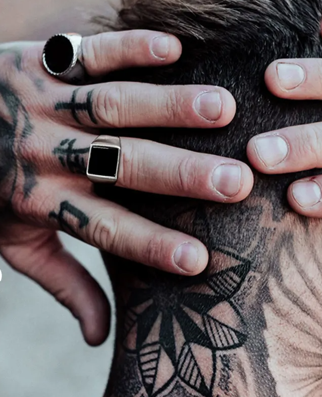 Prsteň z nerezovej ocele Gotik Velikost prstenu: 57mm