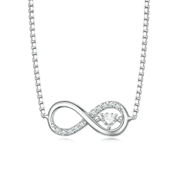 Náhrdelník Infinity Love - Striebro 925