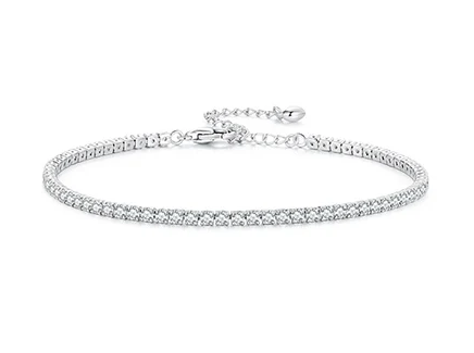 B-TOP Stříbrný náramek se zirkony 69299