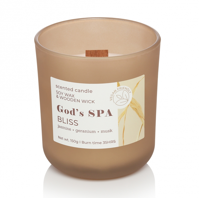 Vonná sviečka GOD'S SPA BLISS - sklo 150g