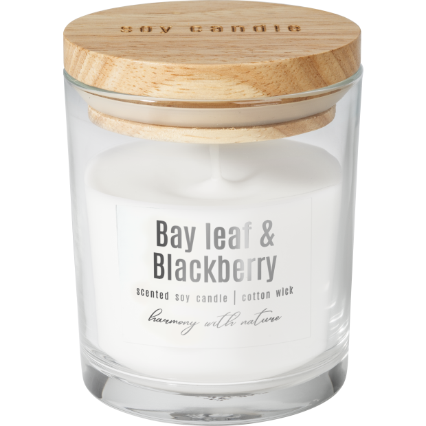 Vonná sviečka Bay Leaf Blackberry - sklo 130g