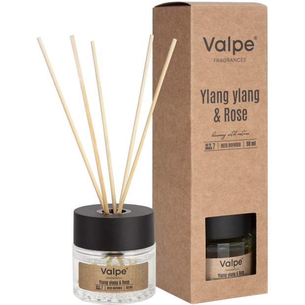Vonný difuzér Ylang ylang a ruža - sklo 50ml