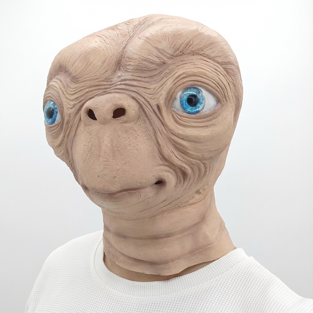 Latexová unisex maska ​​E.T. Alien Mask