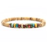 40884 unisex dreveny naramek vintage