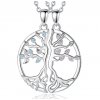 Náhrdelník pro sestry nebo přátele s přívěskem Strom Života - Stříbro 925