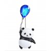 Brož Panda s modrým balónkem