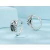 Uzavřené náušnice Štír - Stříbro 925