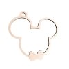 Dřevěná gravírovaná vánoční baňka/ ozdoba - Mickey