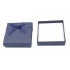 Dárková krabička na šperky 9 x 9 cm - navy blue