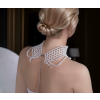 Široký perlový choker náhrdelník