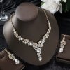 Elegantní krystalová souprava White Crystal - pozlacená