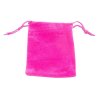 Sametový sáček na šperky 7 × 9 cm tmavě růžový