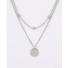 Dámsky dvojvrstvový náhrdelník z nerezovej ocele