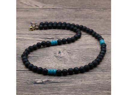 Pánský módní náhrdelník Blue Surfer Choker