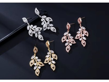 Dámské náušnice Zircon Dangle