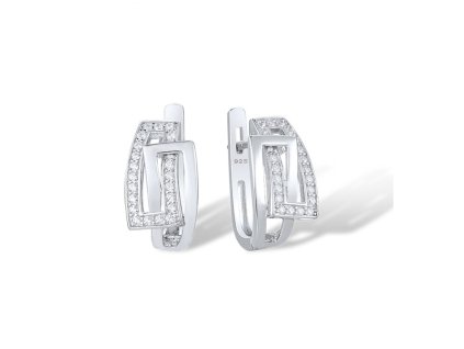 39309 trpytive nausnice zirconia stribro 925