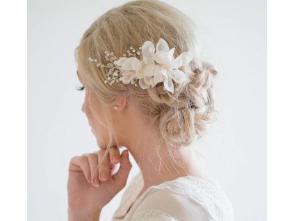 Slavnostn spona do vlas Crystal Flower