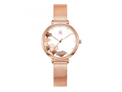 Dámské hodinky ELEGANT LADY - zlatá/ růžová
