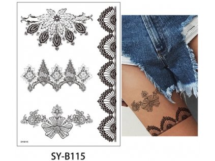 Voděodolné dočasné tetování SY-B115