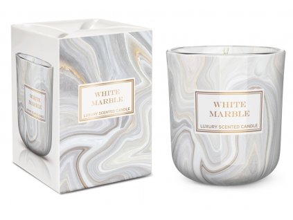 Vonná svíčka White Marble bizuterie-top