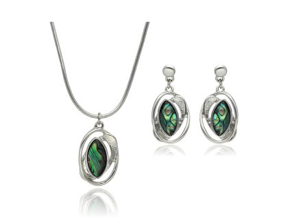 Dárkový komplet náhrdelníku a náušnic s efektem hloubky 1