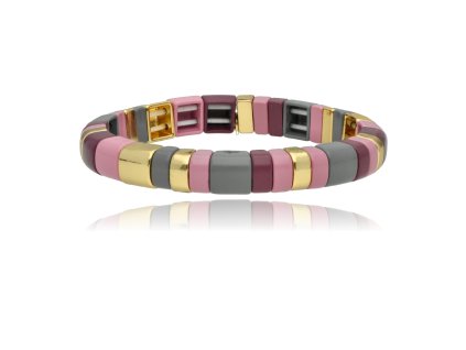 Hravý náramek LOLLIPOPS s kontrastními bloky barev 1