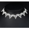 Dámský choker náhrdelník Fashion - postříbřený