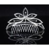 Svatební hřeben do vlasů CRYSTAL BRIDAL - stříbrná