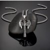 Vikingský pánský náhrdelník s přívěskem dvousečné sekery